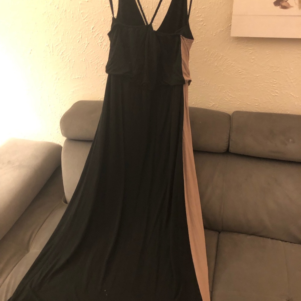 Mossimo Brown/Black Tulip High Low Dress